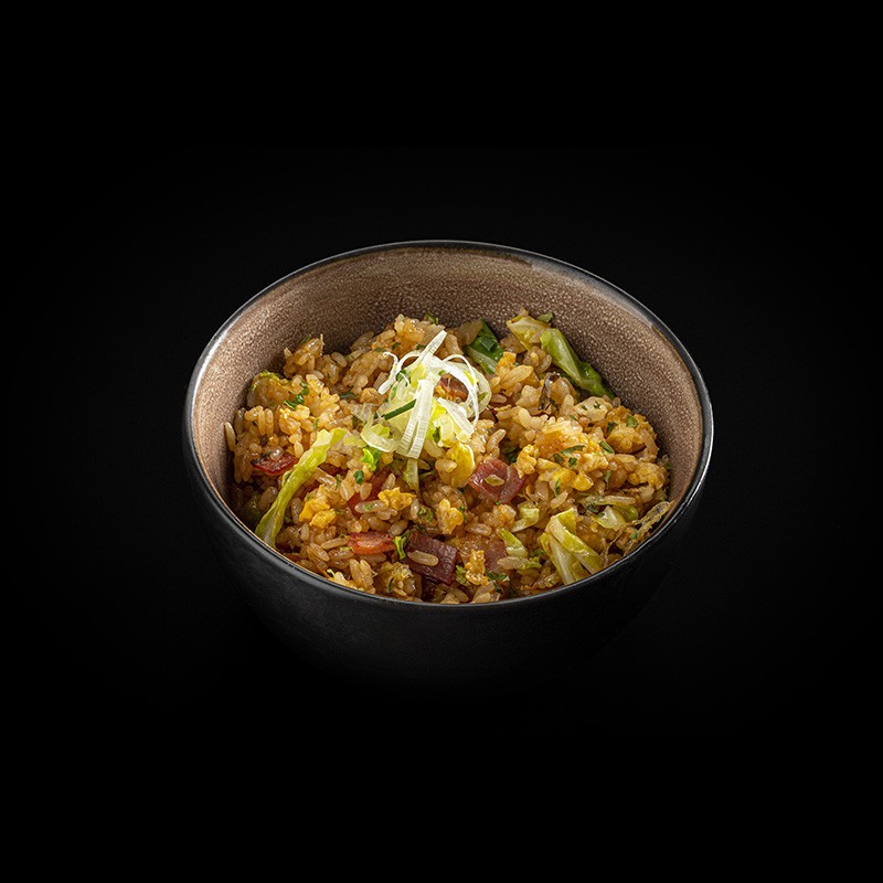 Yakimeshi bacon